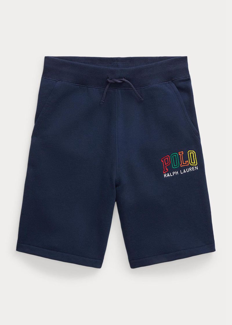 Shorts Polo Ralph Lauren Niño 6-14 Años Logo Fleece Chile Azul Marino WGNMO-4285